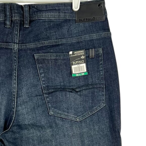 Buffalo David Bitton Men's Jackson-X Straight Stretch Blue Denim Jeans 38x30 NWT - Picture 5 of 12